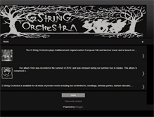 Tablet Screenshot of gstringorchestra.com